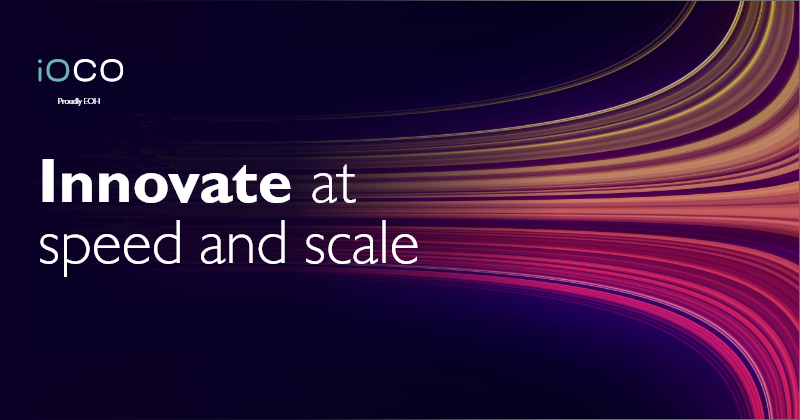 Innovate at speed and scale Banner
