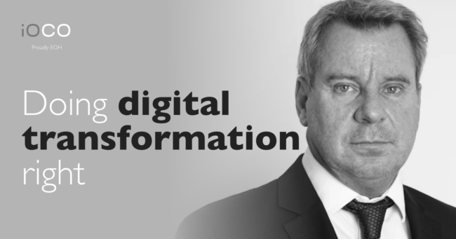 Doing digital transformation right
