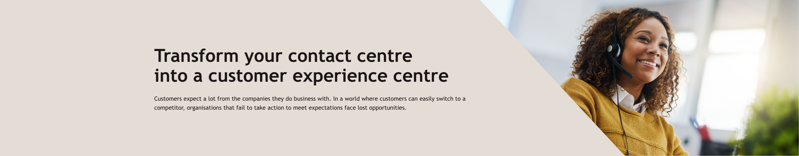 Contact Center Automation Banner Image