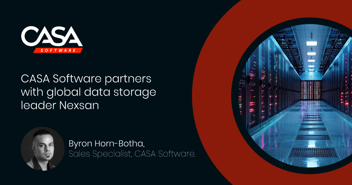 CASA Software partners with global data storage leader Nexsan